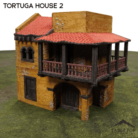 Tabletop Terrain Building Tortuga House 2