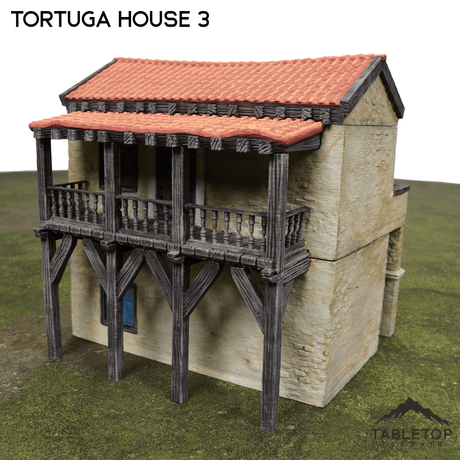 Tabletop Terrain Building Tortuga House 3
