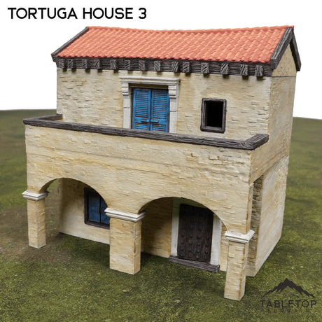 Tabletop Terrain Building Tortuga House 3