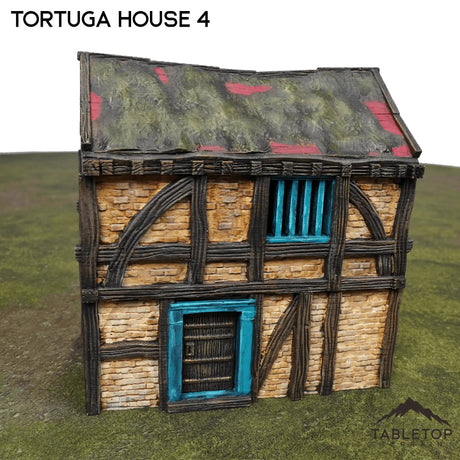 Tabletop Terrain Building Tortuga House 4