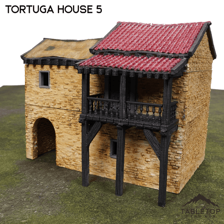 Tabletop Terrain Building Tortuga House 5