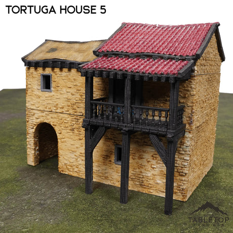 Tabletop Terrain Building Tortuga House 5