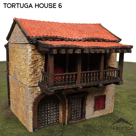 Tabletop Terrain Building Tortuga House 6