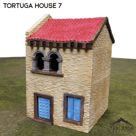 Tabletop Terrain Building Tortuga House 7