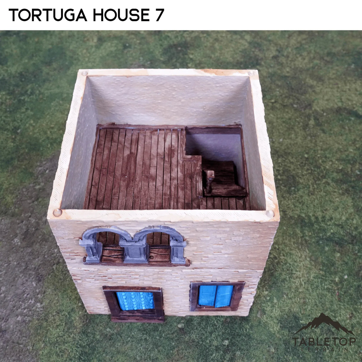 Tabletop Terrain Building Tortuga House 7