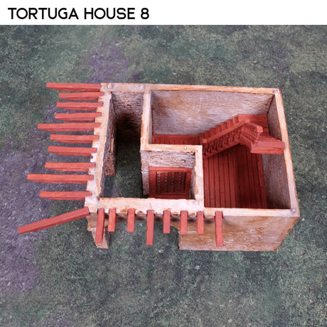 Tabletop Terrain Building Tortuga House 8