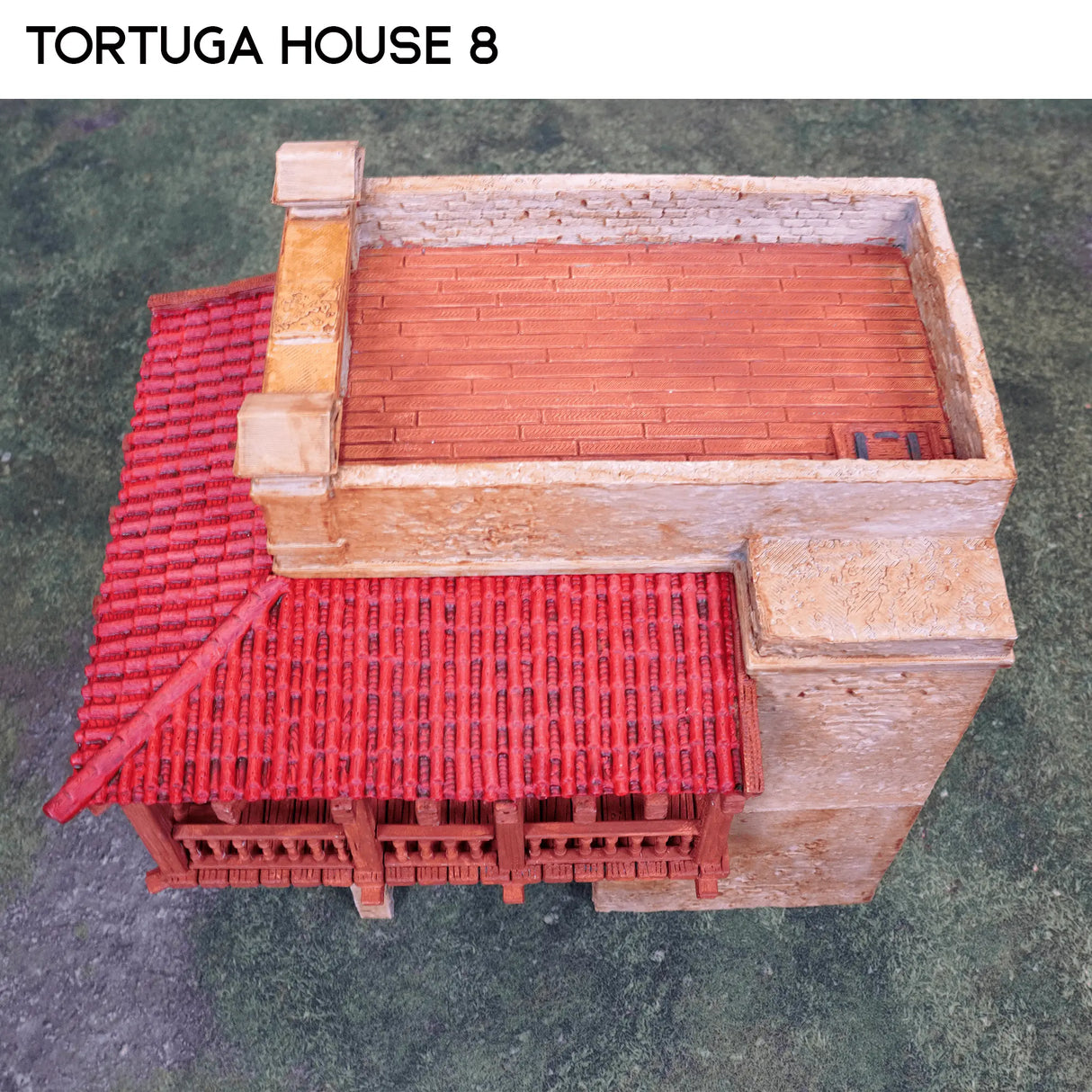 Tabletop Terrain Building Tortuga House 8