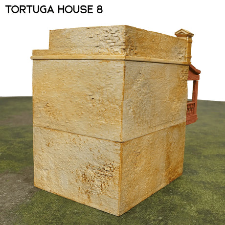 Tabletop Terrain Building Tortuga House 8