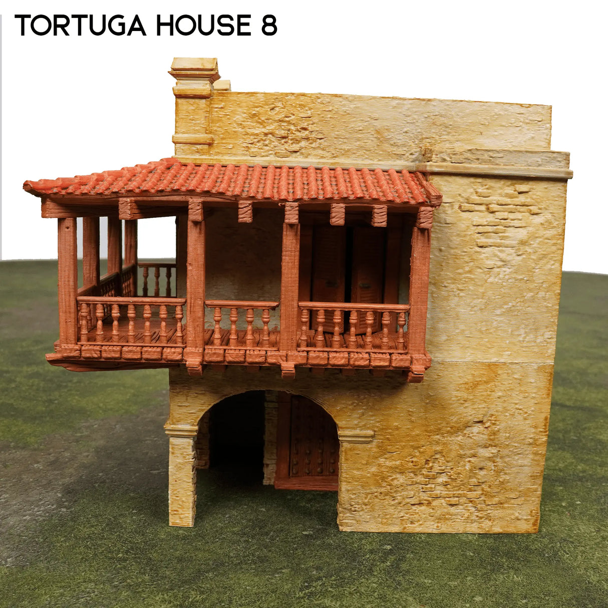 Tabletop Terrain Building Tortuga House 8