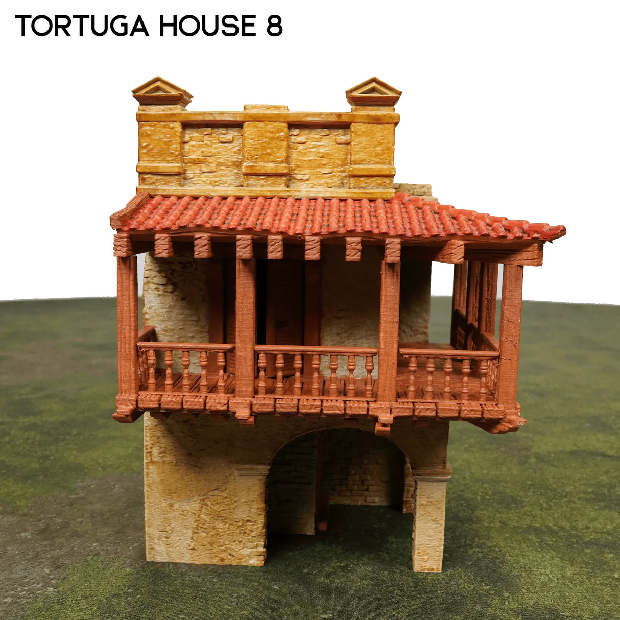 Tabletop Terrain Building Tortuga House 8