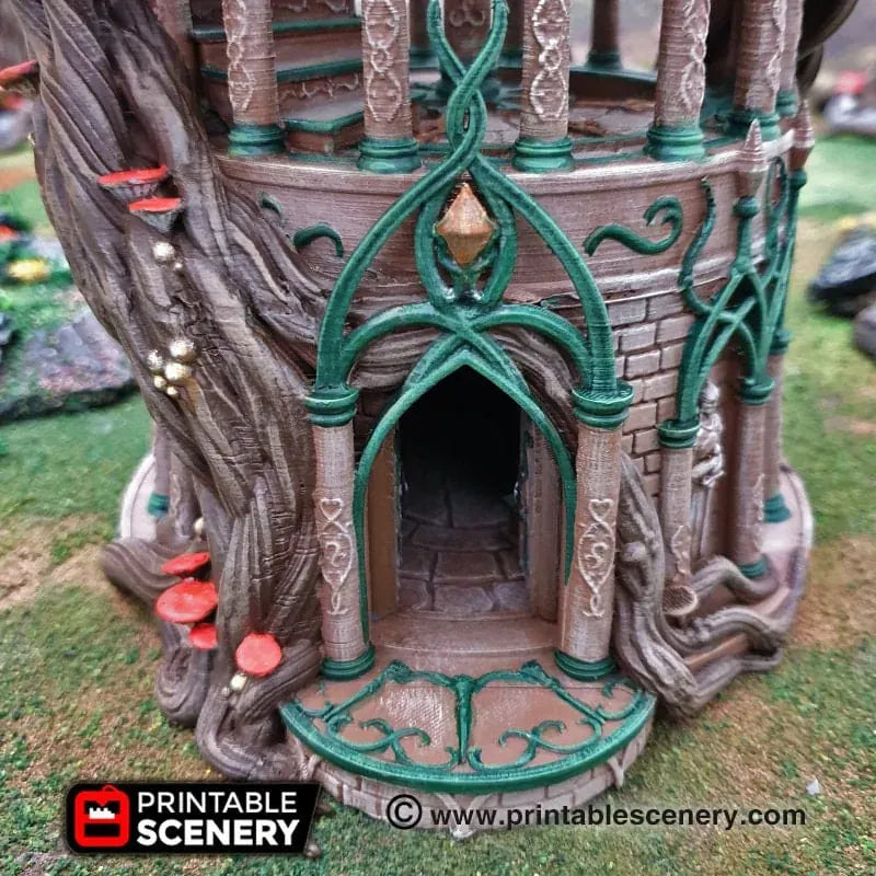 Tabletop Terrain Building Tower Aeternus - Elven Building