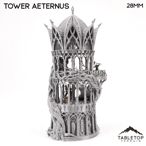 Tabletop Terrain Building Tower Aeternus - Elven Building