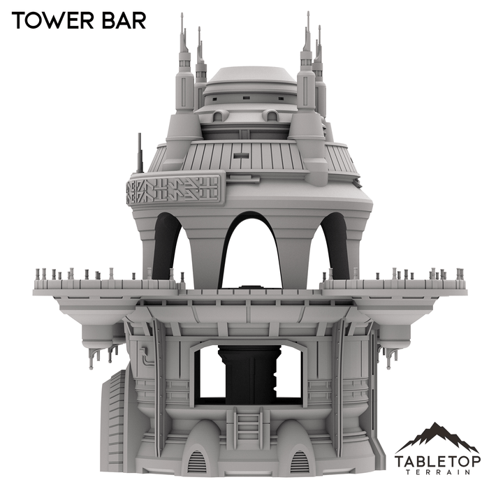Tabletop Terrain Building Tower Bar