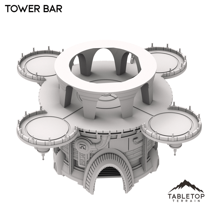 Tabletop Terrain Building Tower Bar