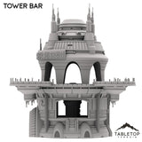 Tabletop Terrain Building Tower Bar - Futuristic City