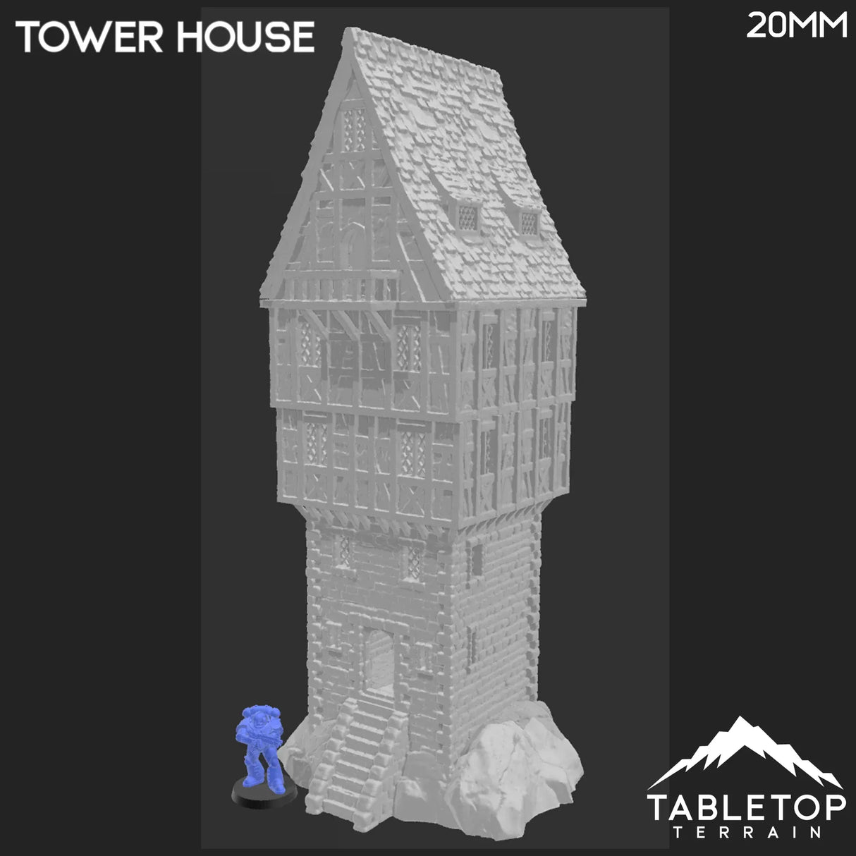 Tabletop Terrain Building Tower House