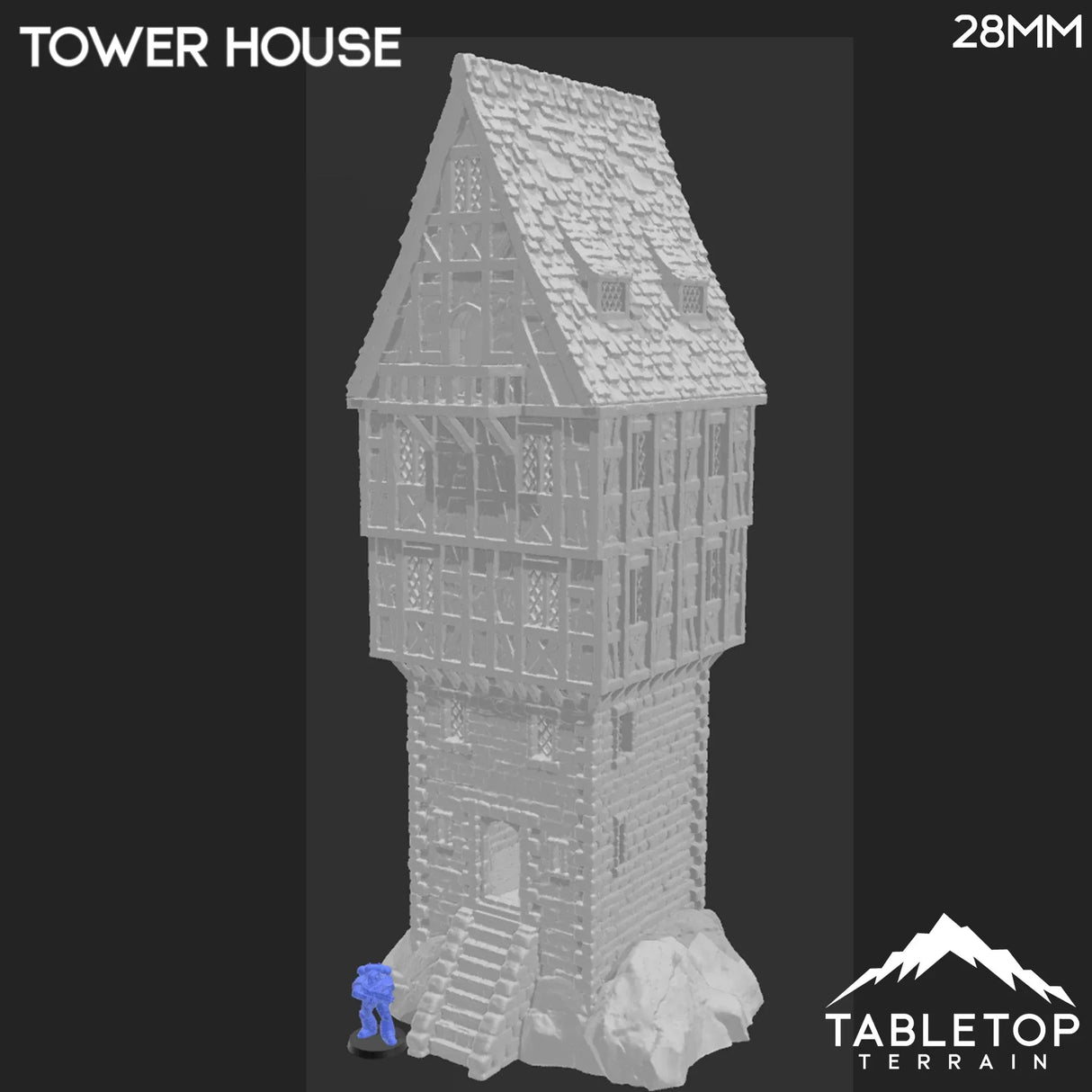 Tabletop Terrain Building Tower House