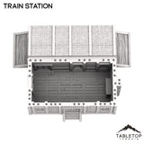 Tabletop Terrain Building Train Station - Old Wild Western Rush