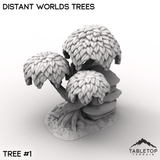 Tabletop Terrain Building Tree 1 / 32mm Distant Worlds Trees