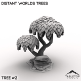 Tabletop Terrain Building Tree 2 / 32mm Distant Worlds Trees