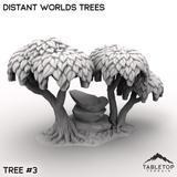Tabletop Terrain Building Tree 3 / 32mm Distant Worlds Trees