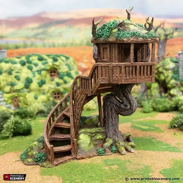 terrain house plants Tree House - Rise of the Halflings