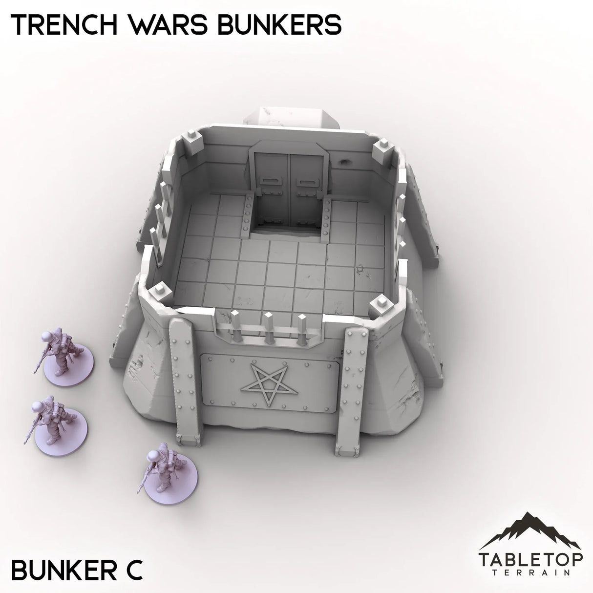 Tabletop Terrain Building Trench Wars Bunkers