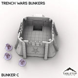 Tabletop Terrain Building Trench Wars Bunkers