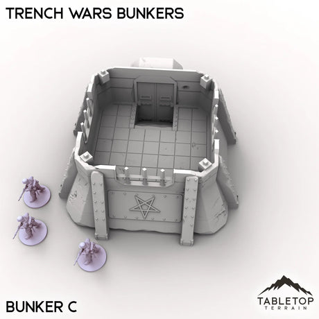 Tabletop Terrain Building Trench Wars Bunkers