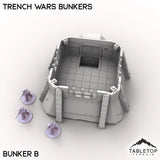 Tabletop Terrain Building Trench Wars Bunkers