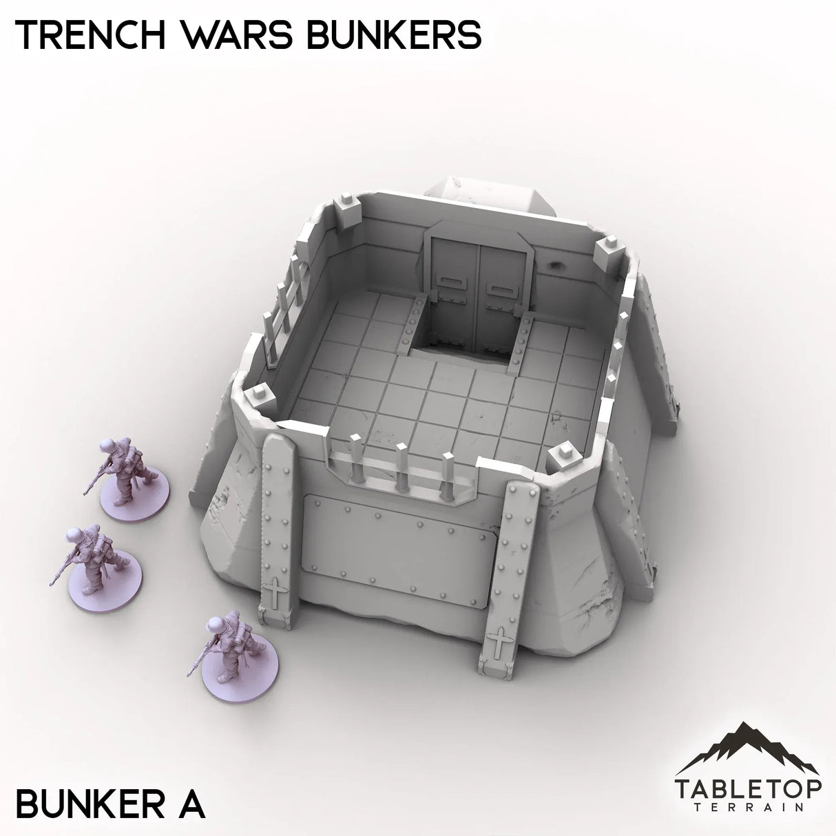 Tabletop Terrain Building Trench Wars Bunkers