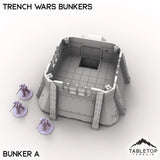 Tabletop Terrain Building Trench Wars Bunkers