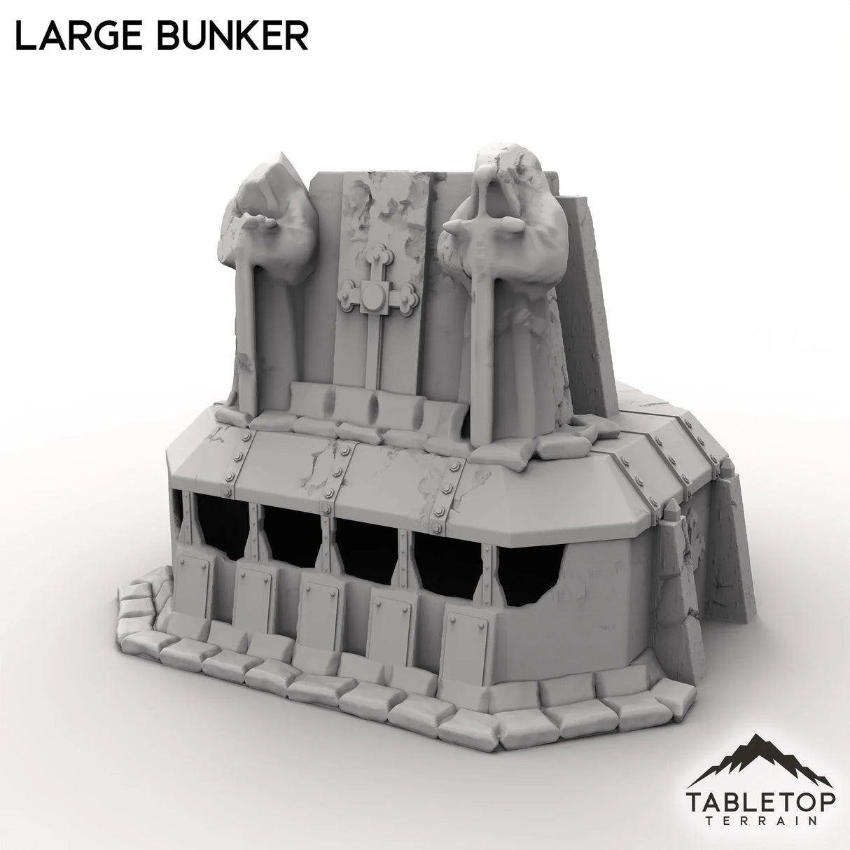 Tabletop Terrain Building Trench Wars Large Bunker