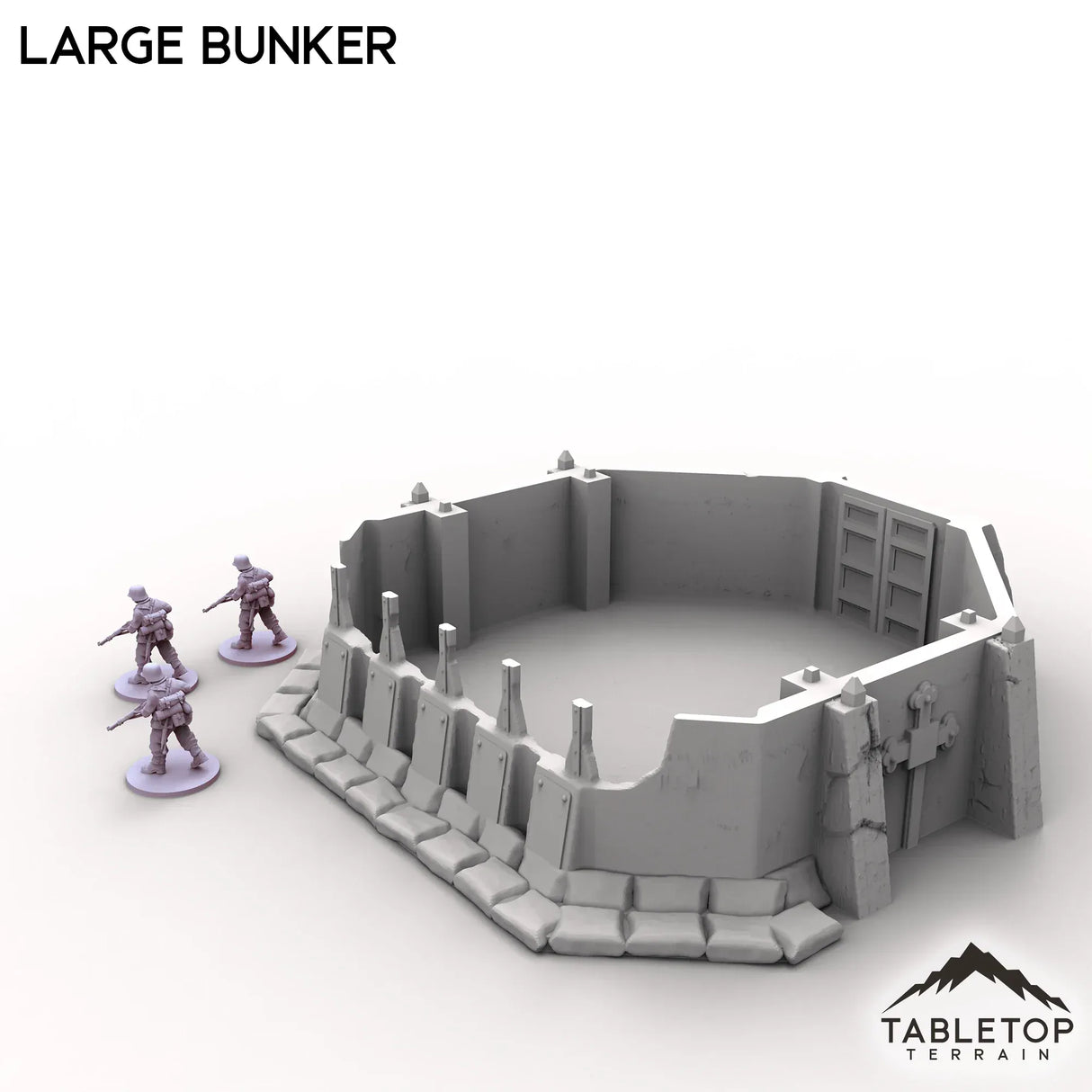 Tabletop Terrain Building Trench Wars Large Bunker