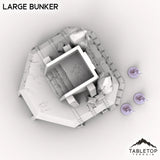 Tabletop Terrain Building Trench Wars Large Bunker