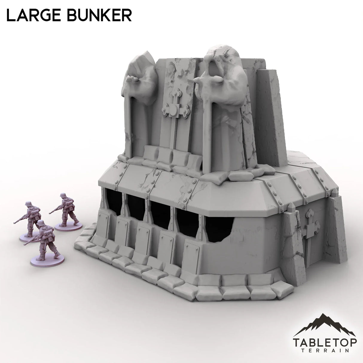 Tabletop Terrain Building Trench Wars Large Bunker
