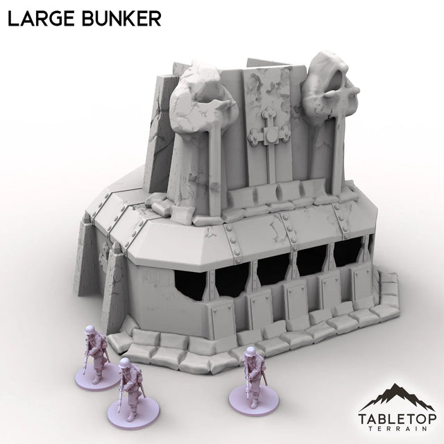 Tabletop Terrain Building Trench Wars Large Bunker