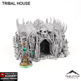 Tabletop Terrain Building Tribal House - Tribal Terrain