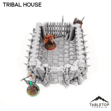 Tabletop Terrain Building Tribal House - Tribal Terrain