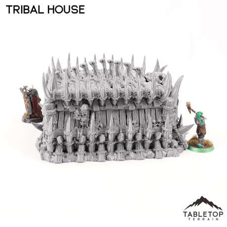 Tabletop Terrain Building Tribal House - Tribal Terrain