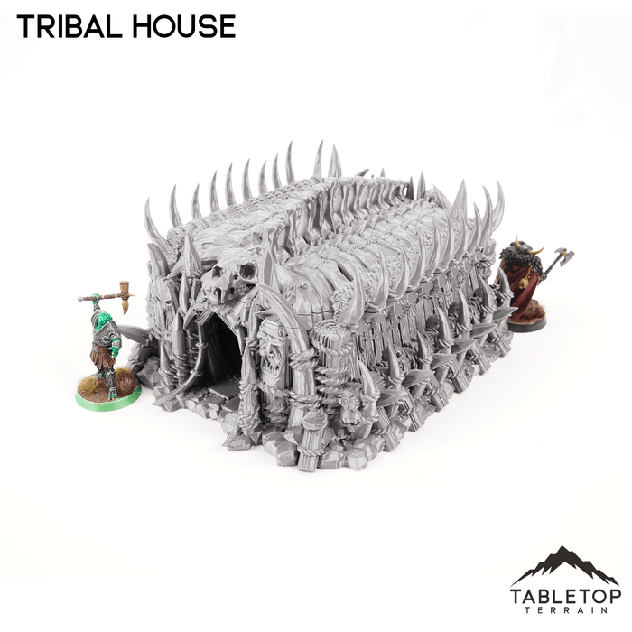 Tabletop Terrain Building Tribal House - Tribal Terrain