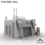 Tabletop Terrain Building Twin Sigil Hall