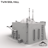 Tabletop Terrain Building Twin Sigil Hall