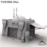 Tabletop Terrain Building Twin Sigil Hall