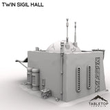 Tabletop Terrain Building Twin Sigil Hall