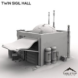 Tabletop Terrain Building Twin Sigil Hall