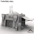 Tabletop Terrain Building Twin Sigil Hall