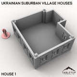 Tabletop Terrain Building Ukrainian Suburban Village Houses