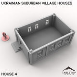 Tabletop Terrain Building Ukrainian Suburban Village Houses