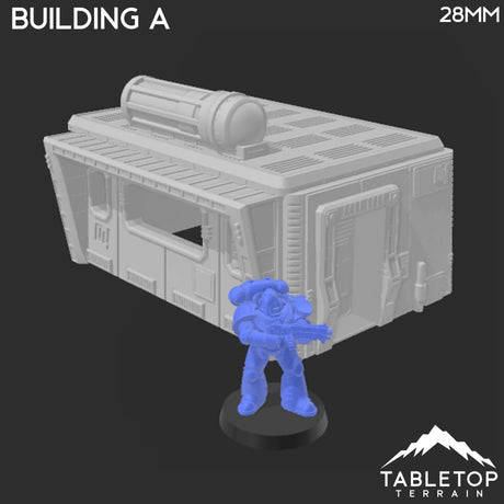 Tabletop Terrain Building Uladh Starport - A Botched Deal - Stargrave Terrain